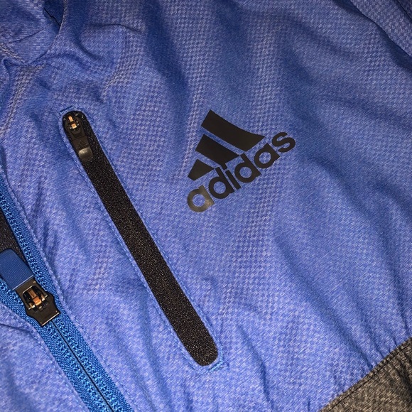 Blue adidas track jacket - Picture 4 of 5